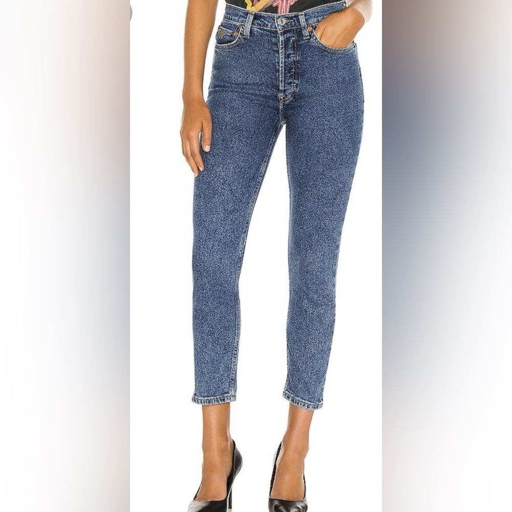 RE/DONE women’s jeans High Rise Wonder Woman stretch comfort essential 80s Retro - Picture 6 of 16